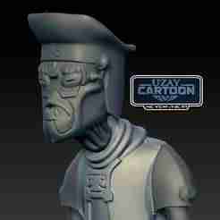 Star wars clone wars articulated Captain MAR TUUK 3D print model