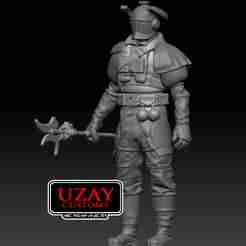 Star wars Jedi Survivor articulated bedlam raider Grunt 3D print model