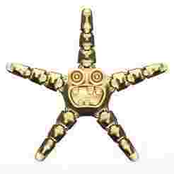 StarFish-Cute Flexi Articulated Skeleton Print-in-place Fidget with 3MF included.(No Supports and no Rafts)