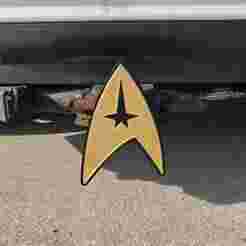 Starfleet Logo (Star Trek) Giant Awesome Tow Hitch Cover for 2 inch tow hitch receivers
