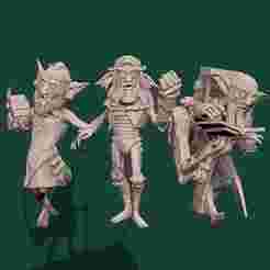 Steampunk Gnome Warband - Yënkul - Wizard, Barbarian, Warrior