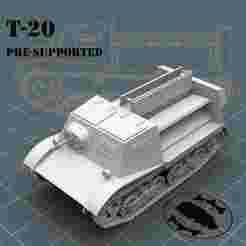 T-20 - Armored Tractor - Presupported