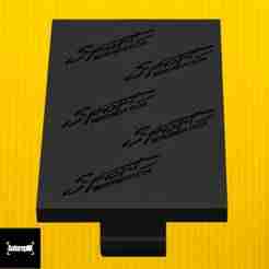 Textured Dash Hole Cover  SWITCH DELETE SUZUKI SIDEKICK Sport– (STL File