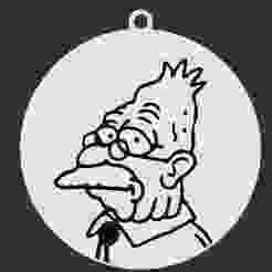 The Simpsons - Abe - Christmas Ornament