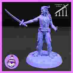 Tiefling Man Rogue Mercenary