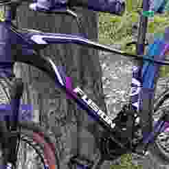Titanium mudguards for mtb bicycles