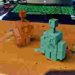 Toy copper golem