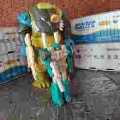 Transformers 1989 g1 pretender Longtooth Plasma Cannon