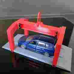 Transport platform for crane transport, Siku, Mattel etc. model cars