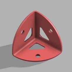 Triangular Three Way Pyramid Corner Bracket