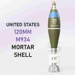 United States 120mm M934 HE Mortar Shell