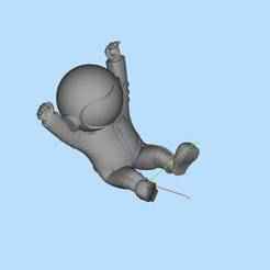 Victory Anime Astronaut Ornament 05 Scene Model