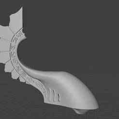 Wraithlord Head with Crest