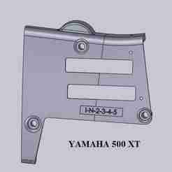 YAMAHA XT 500 - GEARBOX OUTPUT SPROCKET HOUSING