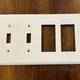 3 Gang Switch Plate (2 Toggle & 1 Paddle)