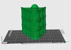 Support mural arrondi Ã  visser : maintien de tube ou objet cylindrique