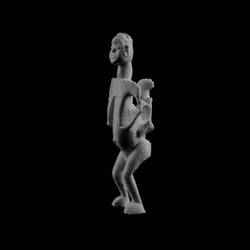 African Woman with Child at the Royal Ontario Museum, Canada