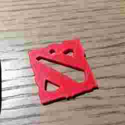 Dota 2 logo : Compact keychain