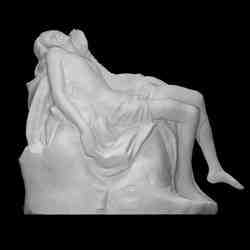 Figure of Christ from Michelangelo's Pieta