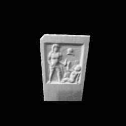 Funerary Stone of The Gladiator Diodoros at the Gallo-Roman Museum, Tongoren, Belgium