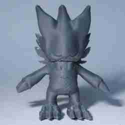 Gumdramon Toy Anime Style Digimon