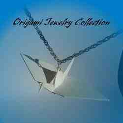 Paper Origami Inspired Jewellery Collection. Charm Pendants. Crane, Flower, Hat, Boat, Plane, star, butterfly, swan, rabbit, cat, dog, unicorn, fox, turtle, Parrot.