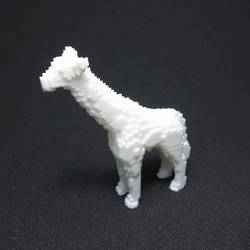 Voxel Giraffe