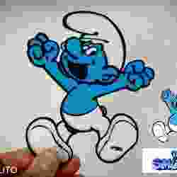 THE SMURFS  lithophane