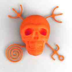 Skull with Trident