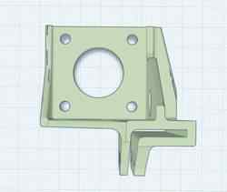 Creality OEM ekstrüder için CR-10 V2 Doğrudan Tahrik adaptörü