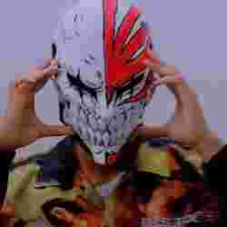 Bleach Ichigo Hollow Maske - Hareketli Çene - Anime Cosplay