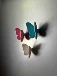 mıknatıslı buzdolabı kelebeği
