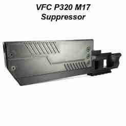 Airsoft Toy VFC Sig Sauer P320 M17 Replica Tactical Dummy Silencer Fischer Compensator Suppressor Barrel