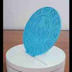 Beer Coaster "CANCER" .STL file for 3d printing