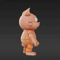 Bendy Arctic Mascot – Segmented Limbs & Smiling Flexi Model