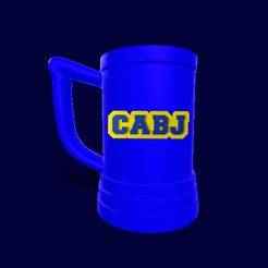 CABJ letters for chop/ pitcher - Boca Juniors