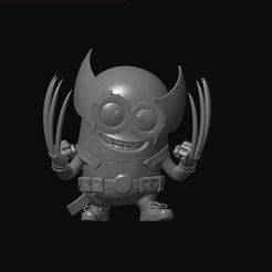 cartoon miniature wolverine
