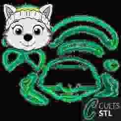 CORTADOR EVEREST PATRULHA CANINA - 9cm