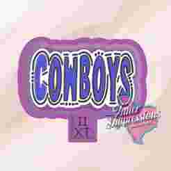 Cowboys Freshie Mold