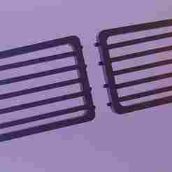 Civic EK centre bezel vent inserts "Linear"