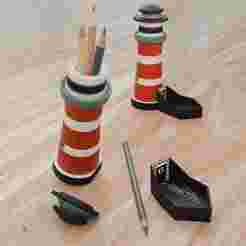 Minimalist decorative lighthouse - Ready-to-print 3D model