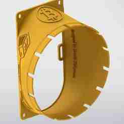 Flange (Nozzle adapter ventilation cover duct) for ASIC S19 Bitcoin Edition