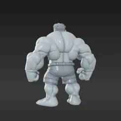 Flexi Muscle Alien Figure – Robust Articulated Desk Toy for 3D Print