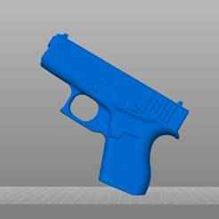 Glock 43 G43 Exact Scale High Definition 3D Scan w/ Reinforced Trigger