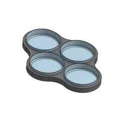 Holder for small sunflower oil bottles etc.