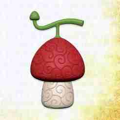 Hito Hito no Mi or Human Human Fruit, One Piece Chopper devil fruit .stl files, ready for 3d print