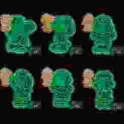 KIT CORTADORES PERSONAGENS - SNOOPY - 7cm