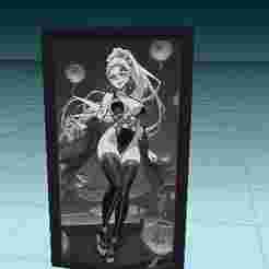 Lithopane - Daki  Kimetsu no yaiba