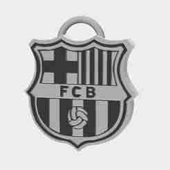 FC Barcelona Shield Key Ring