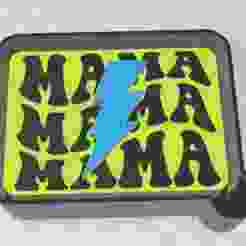 Mama Lighting Bolt an Insert Bolts Freshie